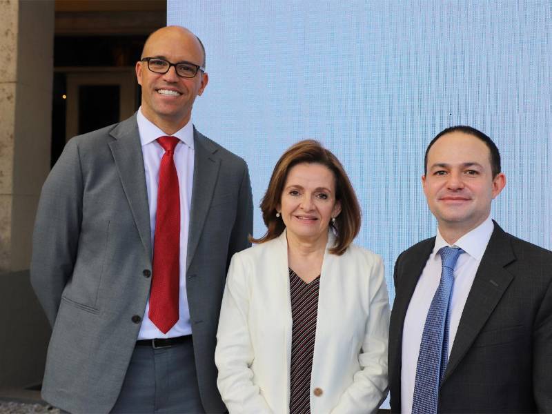 Mark Lopes, President / COO at Partnership for Central America PCA; María del Carmen Nasser, Vice Presidente Ejecutiva Fundación Terra; e Íñigo Fernández, Head of Public Policy for Mexico and Central America Meta.