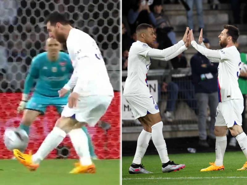 Kylian Mbappé y Lionel Messi se juntaron para tumbar al Angers.