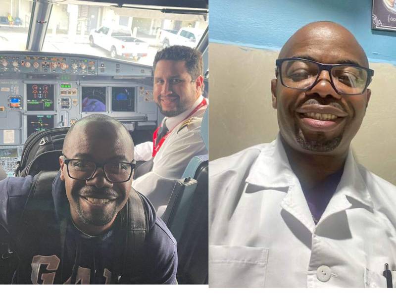 El doctor Suamy Bermúdez ha enaltecido el nombre de Honduras al asistir un parto en pleno vuelo que había salido de Honduras hacia Miami.