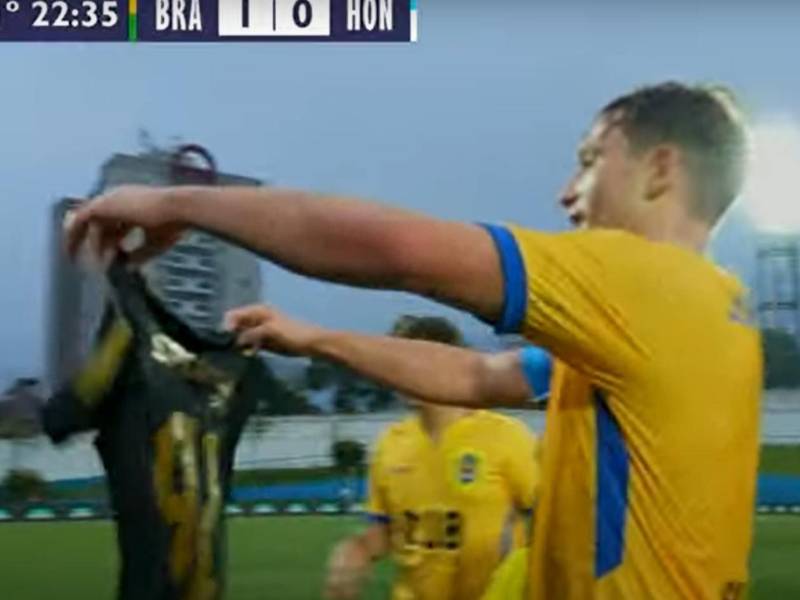 Tiktokers de Brasil vs Honduras: El golazo de Juninho y su soprendente dedicatoria