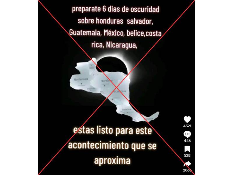 Captura de pantalla a una publicación de TikTok hecha el 29 de noviembre de 2024, adaptada a esta cartela.