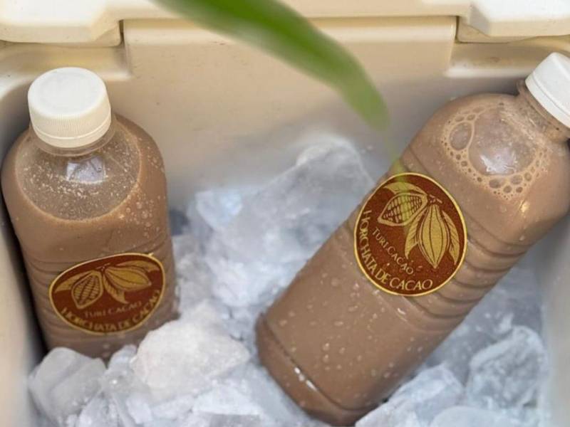 Horchata hecha con cacao por la familia Turcios Rivera de San Marcos, Santa Bárabara. Comercializan los productos en redes sociales con la marca Turicacao.