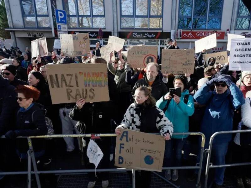 Imagen archivo de protestas en Alemania.