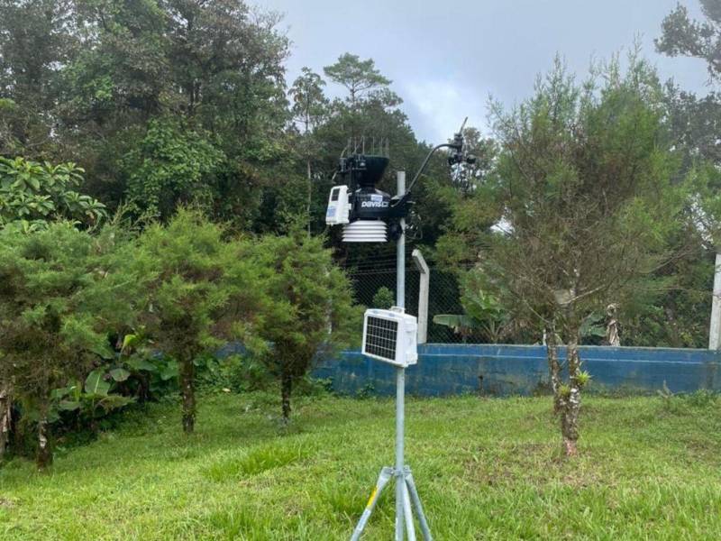 La municipalidad instaló estaciones metereológicas en Buenos Aires y El Gallito en El Merendón para monitorear y actuar a tiempo.