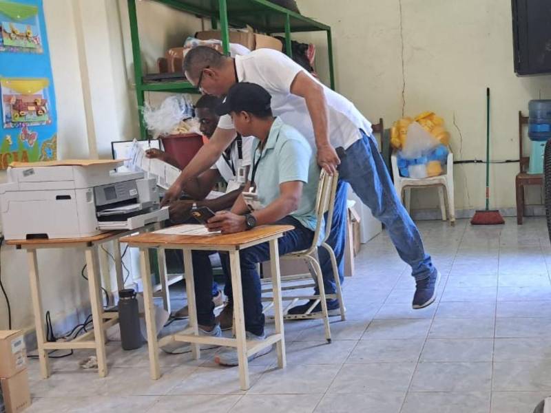 El simulacro está orientado a verificar que los centros de votación estén con todo lo necesario para las elecciones generales.