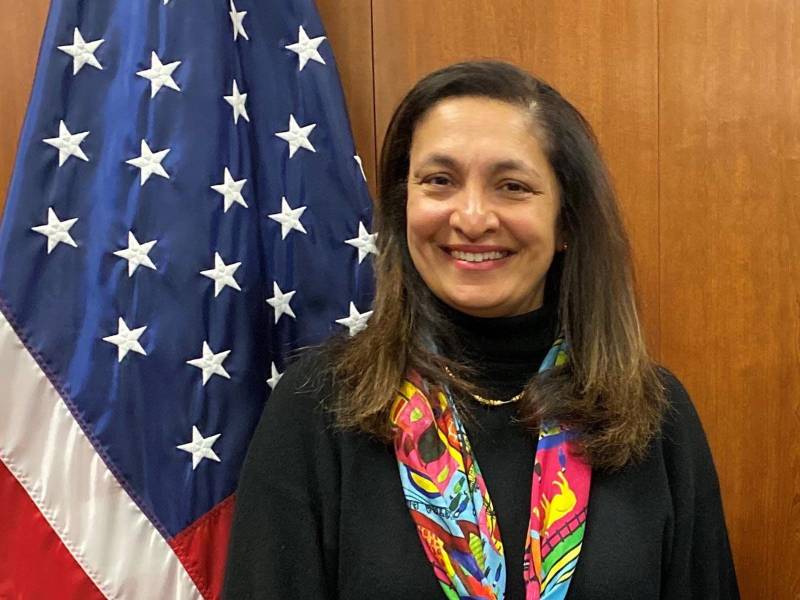 Foto de archivo de Uzra Zeya, subsecretaria de Estado para Seguridad Civil, Democracia y Derechos Humanos.