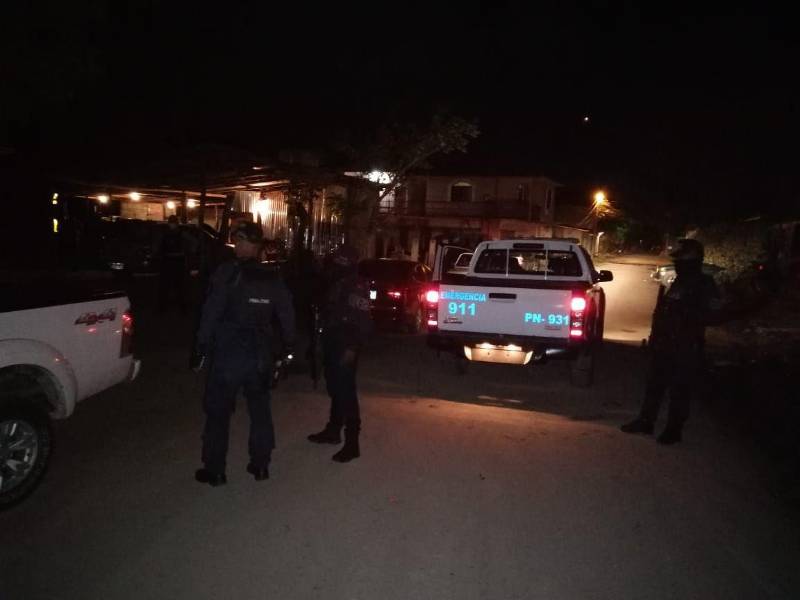 Fotografía referencial de un crimen en Honduras.