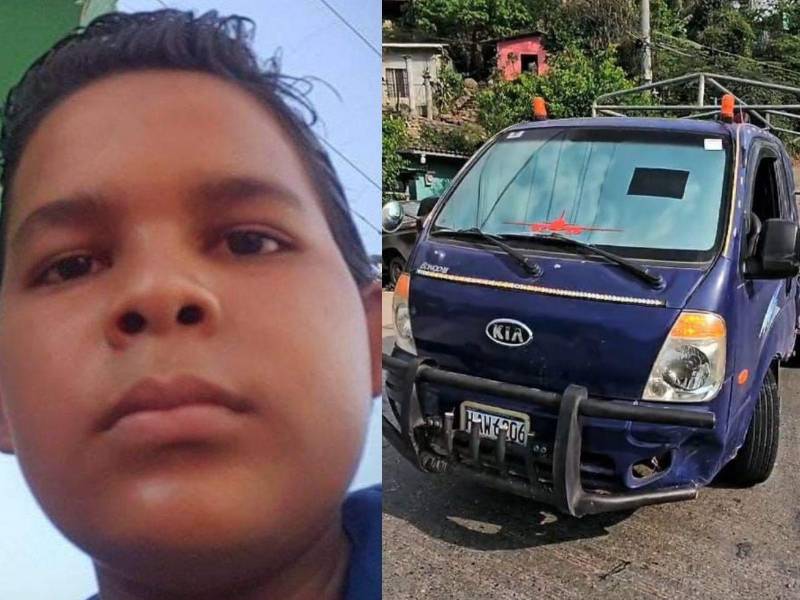 Fotografía en vida de Emerson Erazo de 16 años de edad.