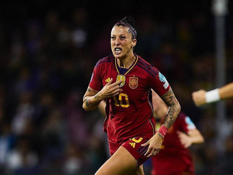 Jenni Hermoso es figura de la selección femenina de España.