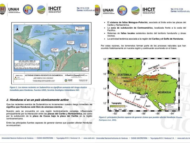 La sucesión de terremotos registrados durante las últimas semanas en América, Asia y Europa ha despertado inquietud; científicos de la Unah aclaran que no existe evidencia de que estos eventos anuncien un terremoto próximo en Honduras.