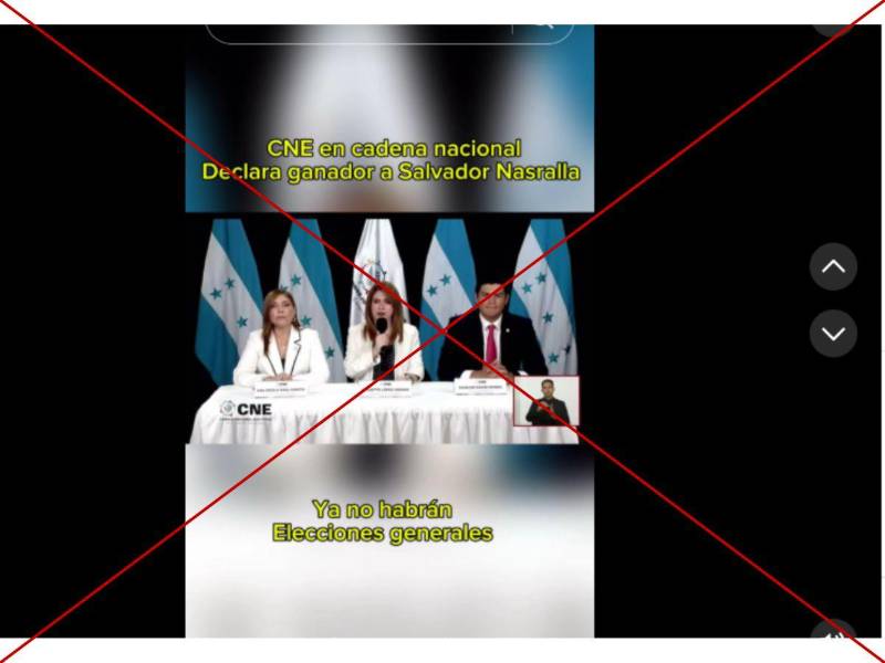 Captura de pantalla a una publicación de TikTok hecha el 4 de junio de 2025.