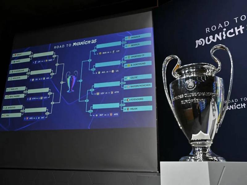 Quedaron definidos los cruces de los cuartos de final de la Champions League.