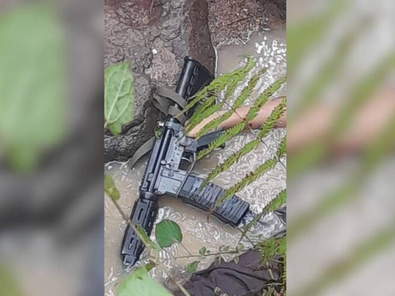 Vista de la escena del crimen