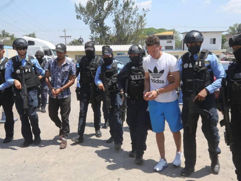 Los detenidos fueron ubicados por la policía en Danlí.