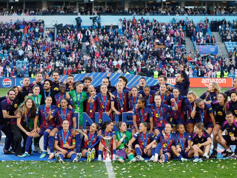 Las chicas del Barcelona conquistaron una nueva Champions League.