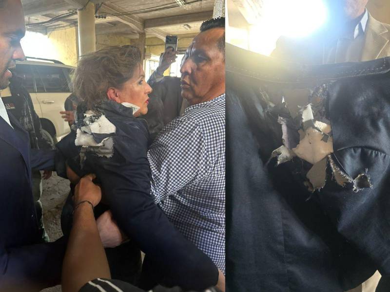 La diputada del Partido Nacional, Gladis Aurora López, fue trasladada de emergencia a un centro asistencial privado de la capital tras resultar afectada durante un hecho violento registrado en las inmediaciones del Congreso Nacional.