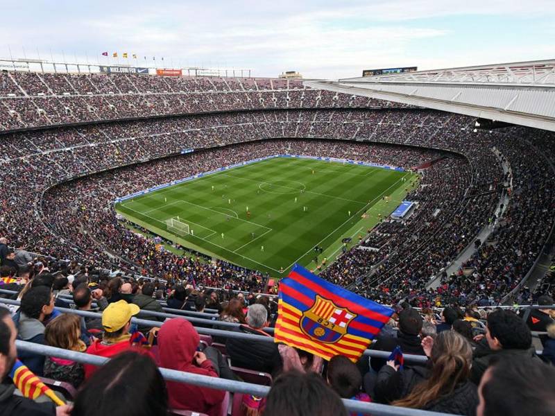 El Spotify Camp Nou tendrá un aforo de 95.877 espectadores para el partido de Liga Española entre Barcelona y Espanyol.