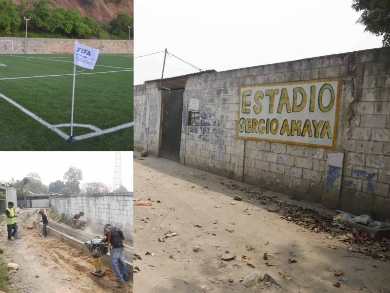 La obra en San Pedro Sula es similar a la inauguración del estadio El Birichiche en noviembre del 2019 en Tegucigalpa.