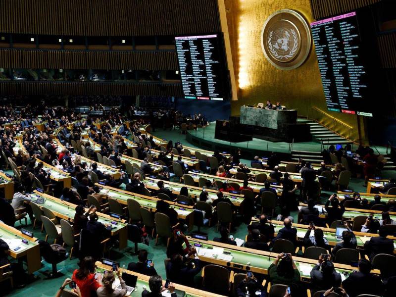 Fotografía de archivo de la Asamblea General de la ONU.