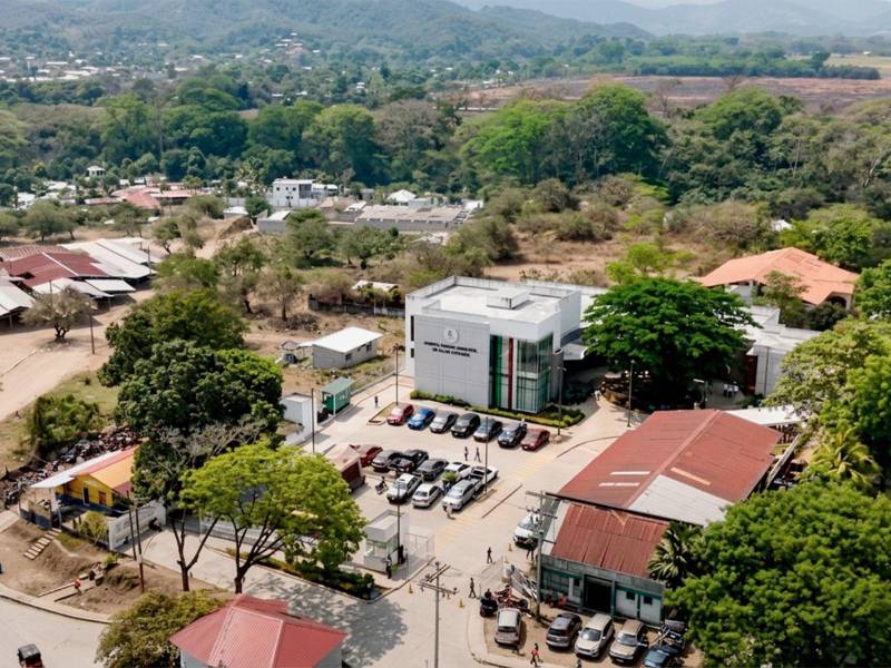 El centro sanitario aparece en cada una de las presentaciones del alcalde y se presenta como logro , pero no está pagado todavía igual que otros proyectos.