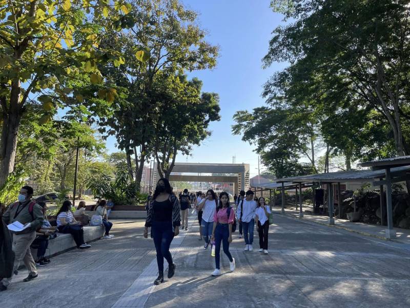A las 6:00 am abrieron los portones de Unah-vs para recibir la comunidad universitaria.