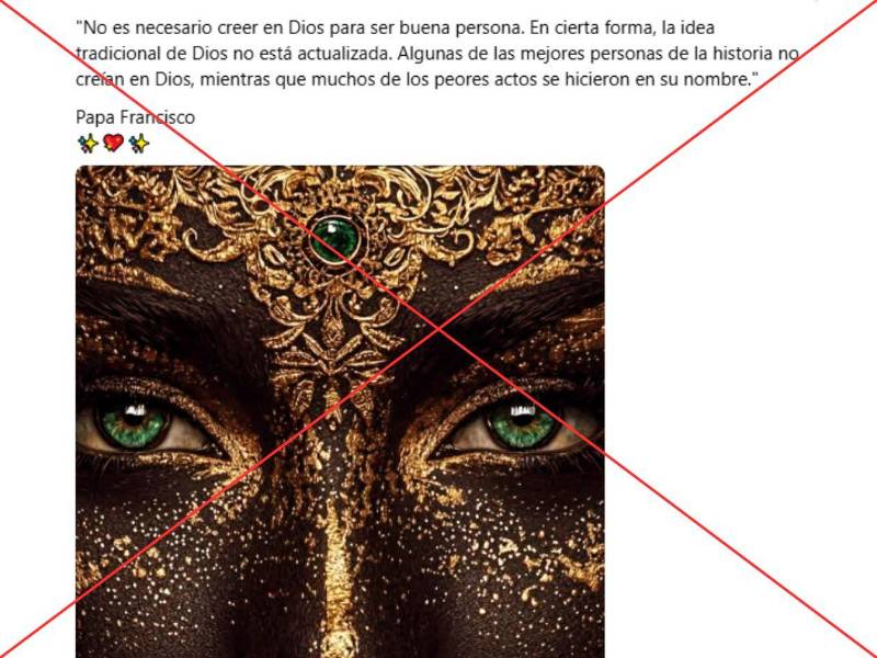 Captura de pantalla a un contenido de Threads hecha el 23 de abril de 2025.