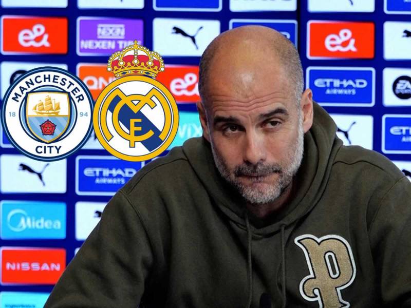 Pep Guardiola ironizó sobre el poco tiempo que tendrá el Manchester City para enfrentar al Real Madrid.