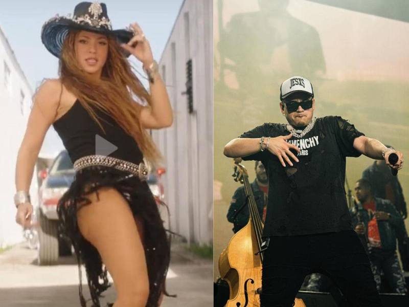 Shakira junto a Fuerza Rigida.