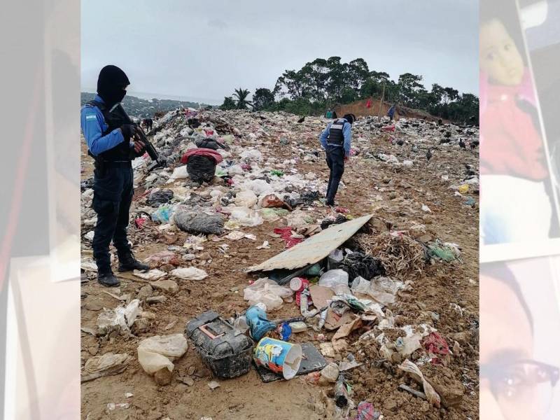 El cuerpecito del bebé fue encontrado en el basurero municipal de La Ceiba.