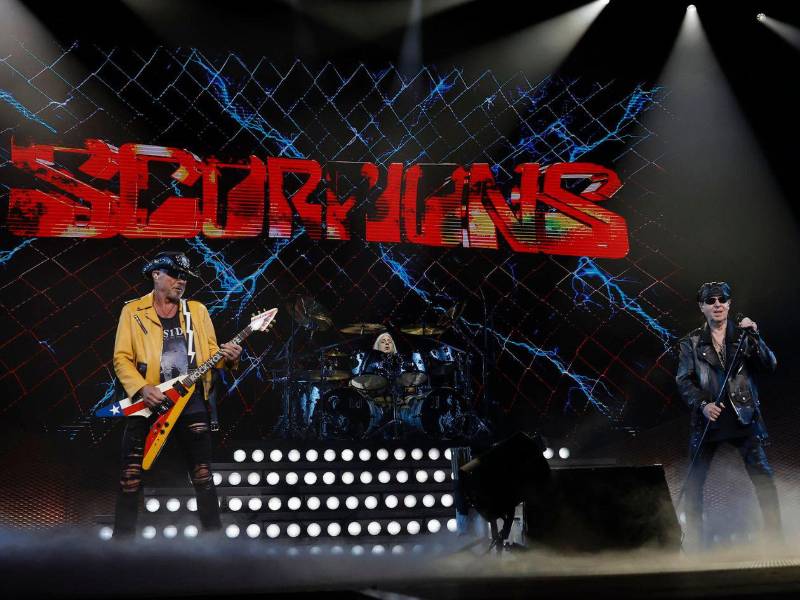 Actuación del grupo alemán de 'heavy metal' Scorpions en una imagen de archivo.