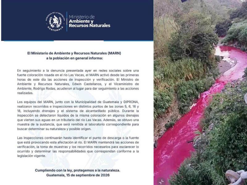 Mientras Guatemala intenta descubrir quién tiñó de rojo el río Las Vacas, el episodio vuelve a poner bajo la lupa una cuenca compartida: todo lo que escapa de este afluente puede continuar hacia el Motagua y el Caribe.