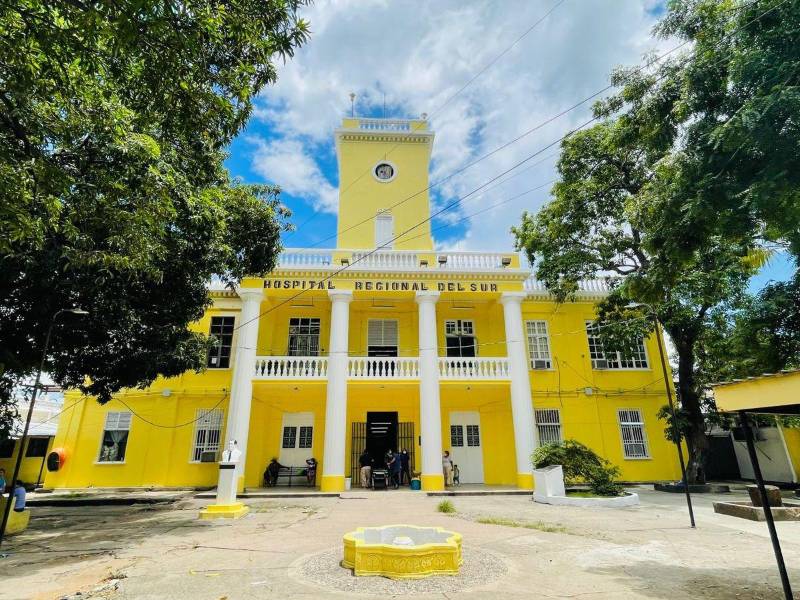 Hospital General del Sur en Choluteca.