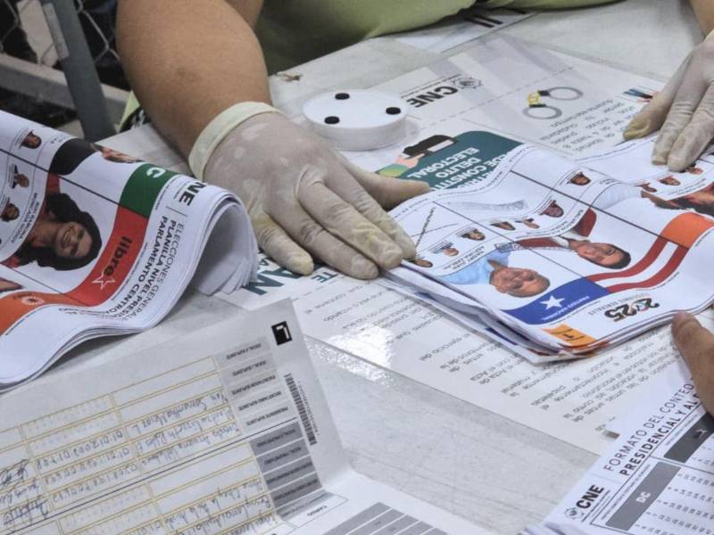 El escrutinio especial empezó ayer jueves en el Centro Logístico Electoral.