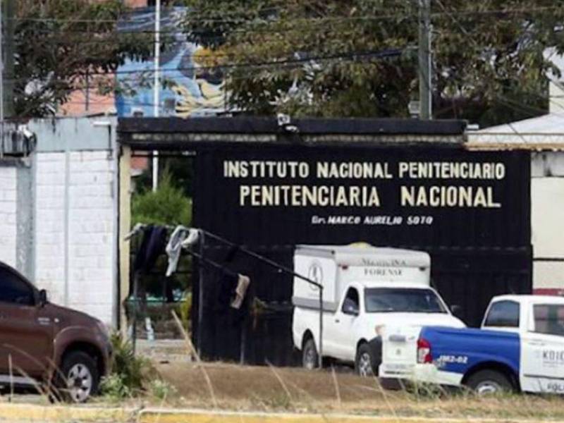 Vista de las instalaciones de la cárcel de Támara en Tegucigalpa.