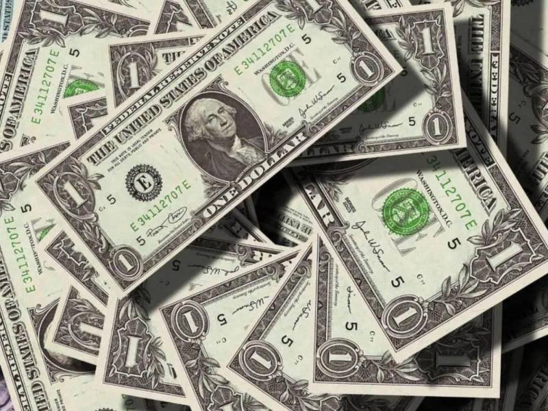 Cotización oficial del dólar estadounidense.