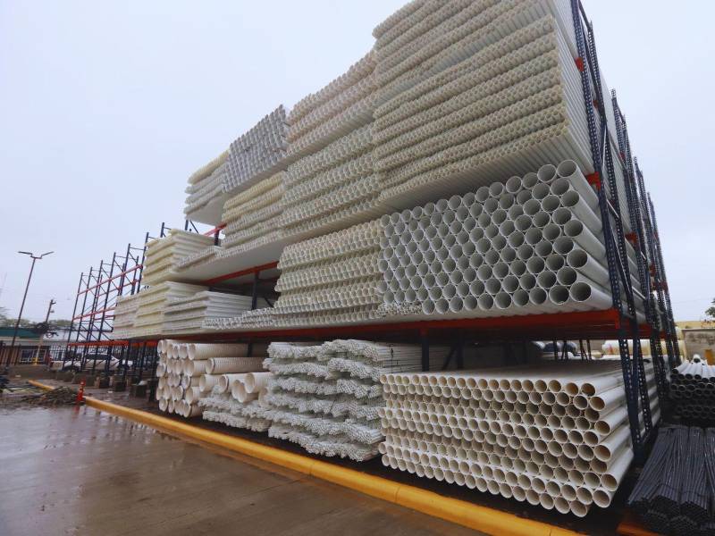 La ampliación del área de bodegas permite mayor disponibilidad de productos.