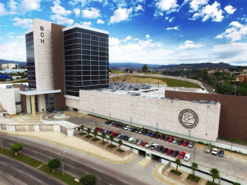 Edificio del Banco Central de Honduras en Tegucigalpa.