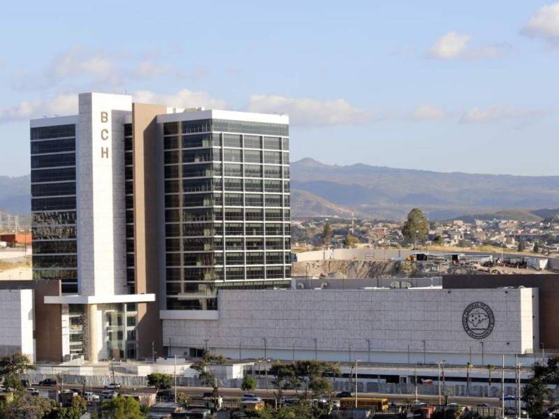 Edificio del Banco Central de Honduras en Tegucigalpa.