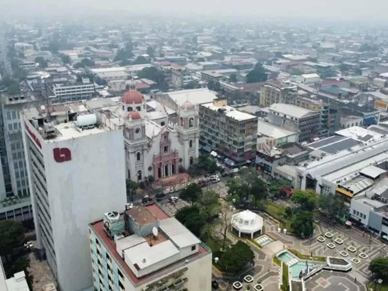 Vista del centro de San Pedro Sula.