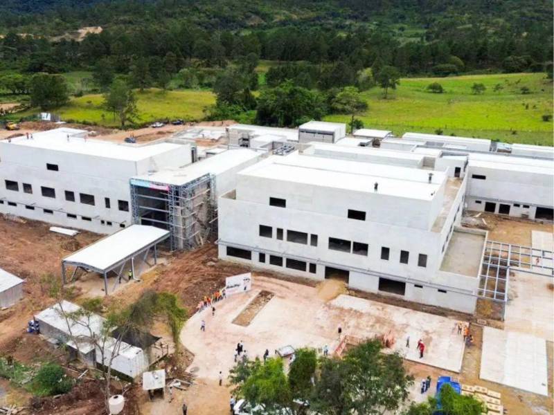 Fotografía del Hospital de Salamá, norte de Olancho, tomada en enero, antes que Xiomara Castro dejara el Gobierno.