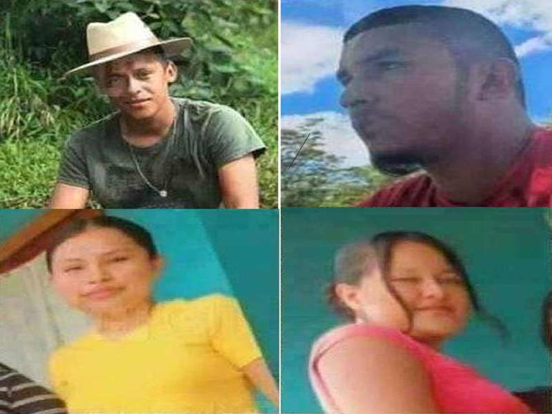 Los muertos son los jóvenes Eliel Navarro, Oniel Valle y las hermanas Rosa y Paola García.