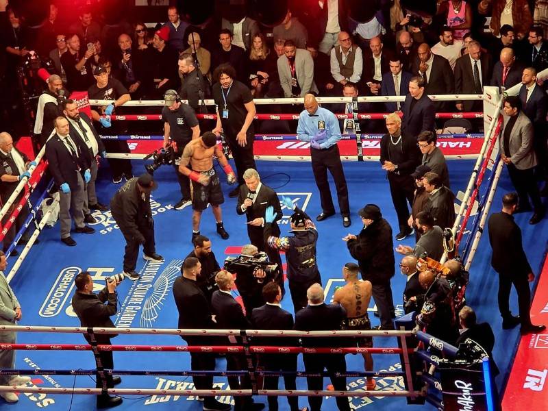 Teófimo López y Shakur Stevenson ya pelean en el Madison Square Garden de Nueva York.