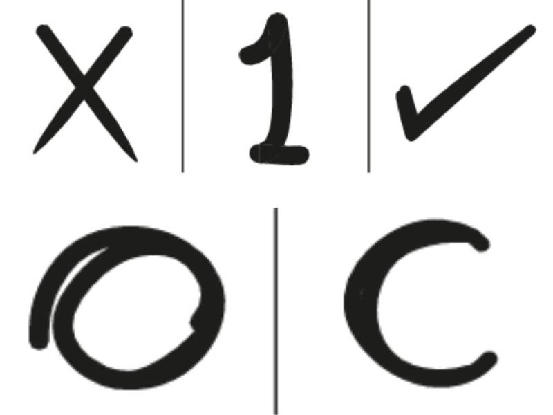 ¿Cuáles marcas son válidas para votar, según la guía oficial del CNE?