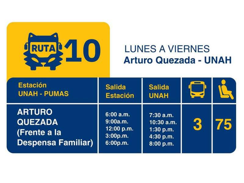 Transporte gratuito de la Unah: estas serán las rutas disponibles en Tegucigalpa