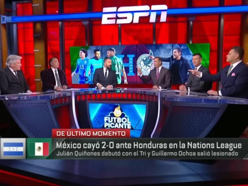 En el programa Fútbol Picante de ESPN hicieron un duro análisis de la derrota de México contra Honduras.