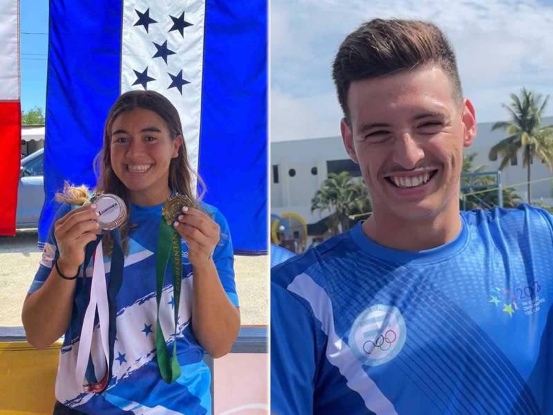 Michell Ramírez y Diego Dulieu representarán a Honduras en aguas abiertas en los Juegos Panamericanos Santiago 2023.