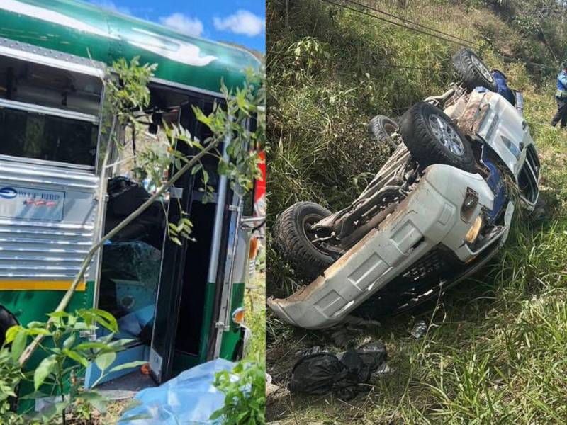 El jefe de la Sección de Investigaciones de Accidentes de Tránsito (Siat), Darwin Hernández, explicó este jueves cómo ocurrió el accidente vial en el que murieron cuatro agentes de la Policía Nacional en el municipio de Gracias, Lempira, y brindó detalles sobre el conductor del bus involucrado.