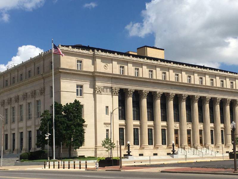 Edificio de la corte del Distrito Este de Oklahoma, Estados Unidos.