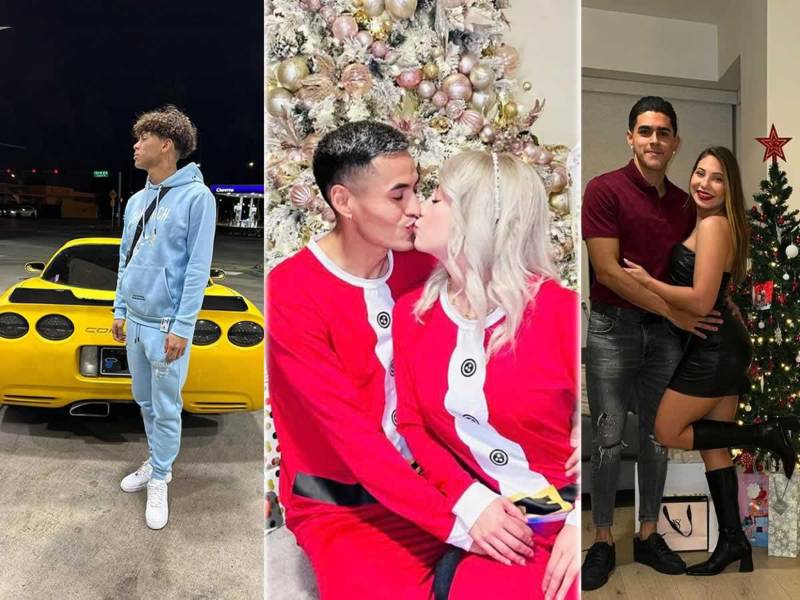 Los futbolistas hondureños que juegan en el extranjeros celebraron la Navidad 2023 bien acompañados, algunos vinieron a Honduras y otros se quedaron en los países donde militan.