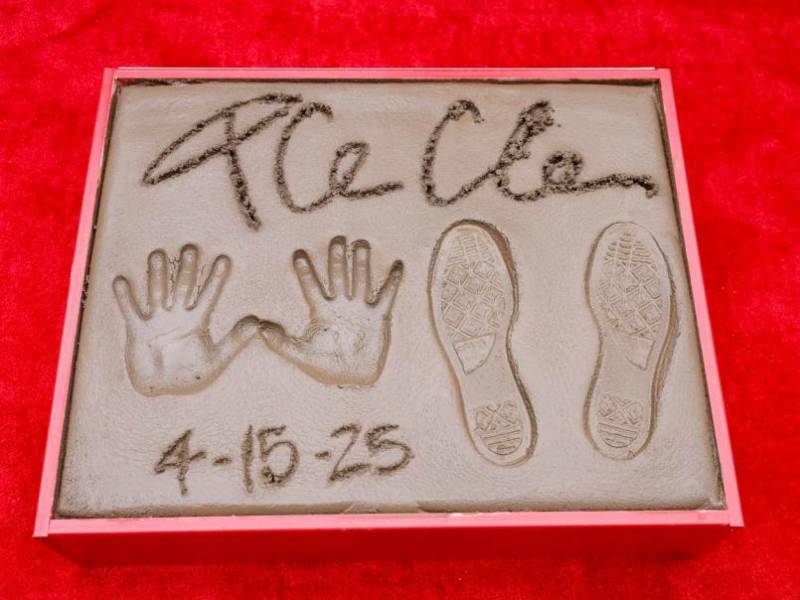 Así plasmó Ice Cube su leyenda en el cine, en donde adjuntó la fecha.